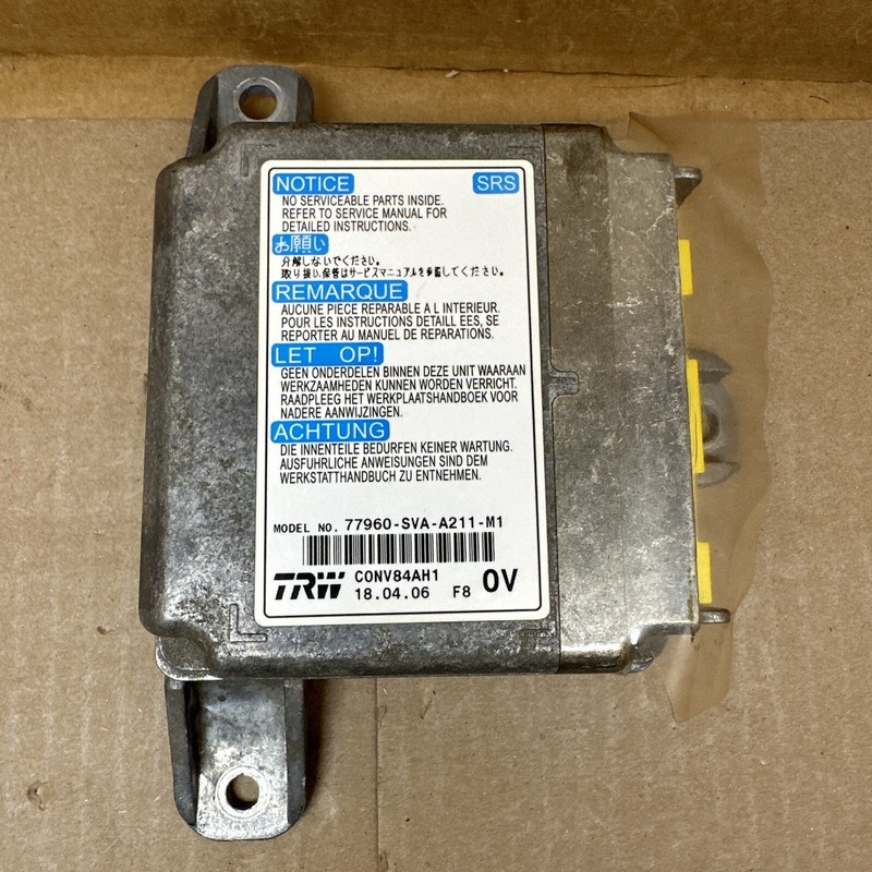 Honda Civic Coupe Air Bag Airbag Computer Control Module 77960-SVA-A211-M1