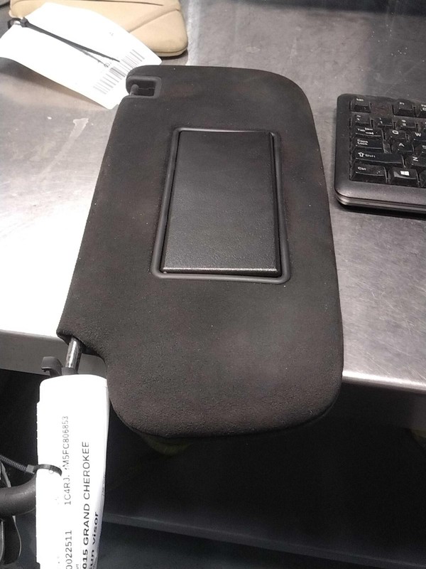 Used Left Sun Visor fits: 2015 Jeep Grand cherokee w/illumination Left Grade A
