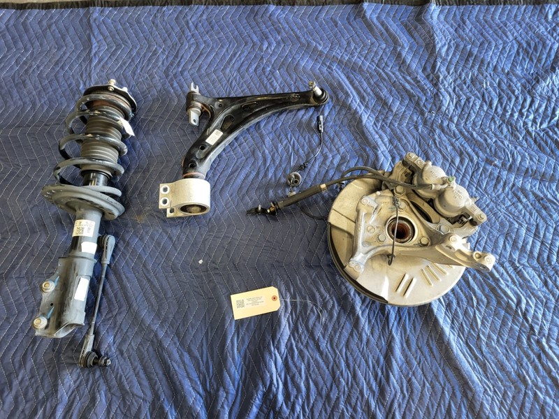 Used Oem Cadillac Right Passenger Front Suspension Knee 2017-2024 XT5 2.0L FWD