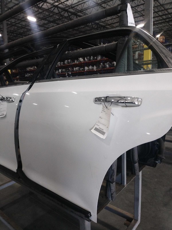 2018 Chrysler 300 Left Rear Door White - Light Scratch, 127K Miles, OEM Part