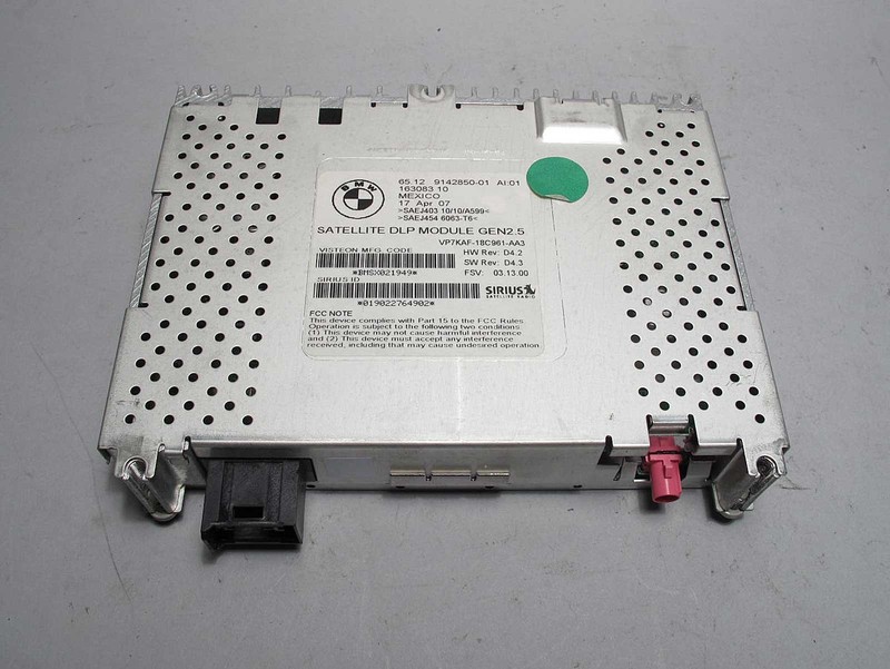 BMW E60 E90 E92 2006-2008 Sirius Satellite Radio Receiver DLP Module Gen 2.5 OEM
