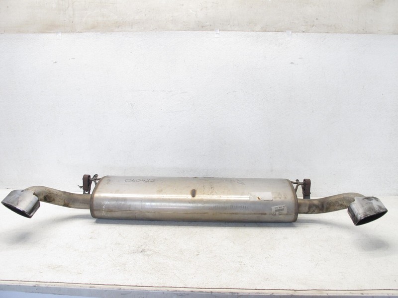11-13 BMW X5 4.4 V6 TWIN TURBO N63 REAR EXHAUST MUFFLER DUAL TIP OEM 060422