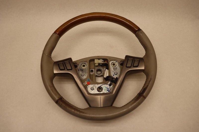 2004-2006 CADILLAC XLR DRIVER STEERING WHEEL MULTIFUNCTION LEATHER WOOD OEM