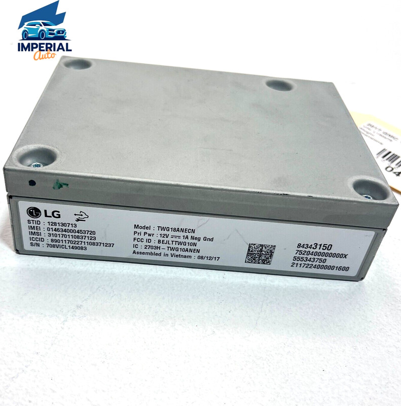 2018 GMC TERRAIN RADIO COMMUNICATION COMPUTER CONTROL MODULE UNIT OEM