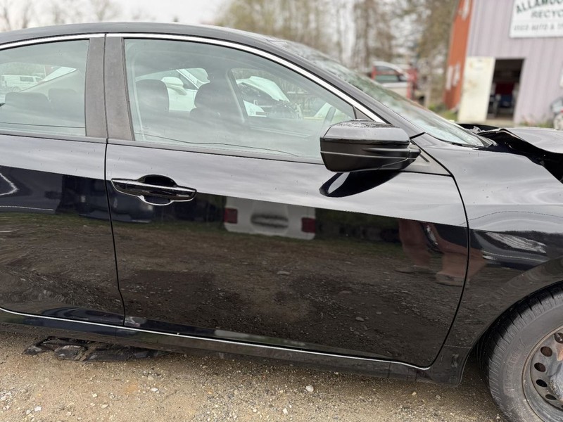 2016-2021 Honda Civic Right Passenger Side Front Door Black
