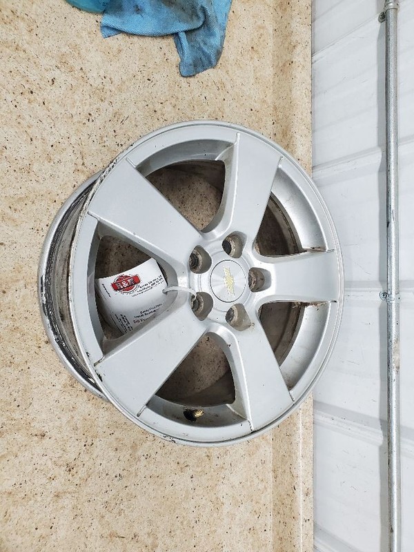 Wheel VIN P 4th Digit Limited 16x6-1/2 Aluminum Fits 14-16 CRUZE 305436