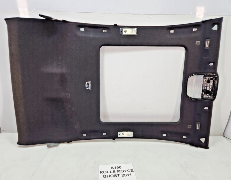 ✅ 10-14 OEM Rolls Royce Ghost RR4 Upper Roof Roofliner Headliner Cashmere Black