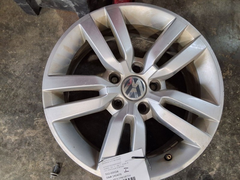 2012-2017 Volkswagen Tiguan Wheel Rim 16x6-1/2 Alloy