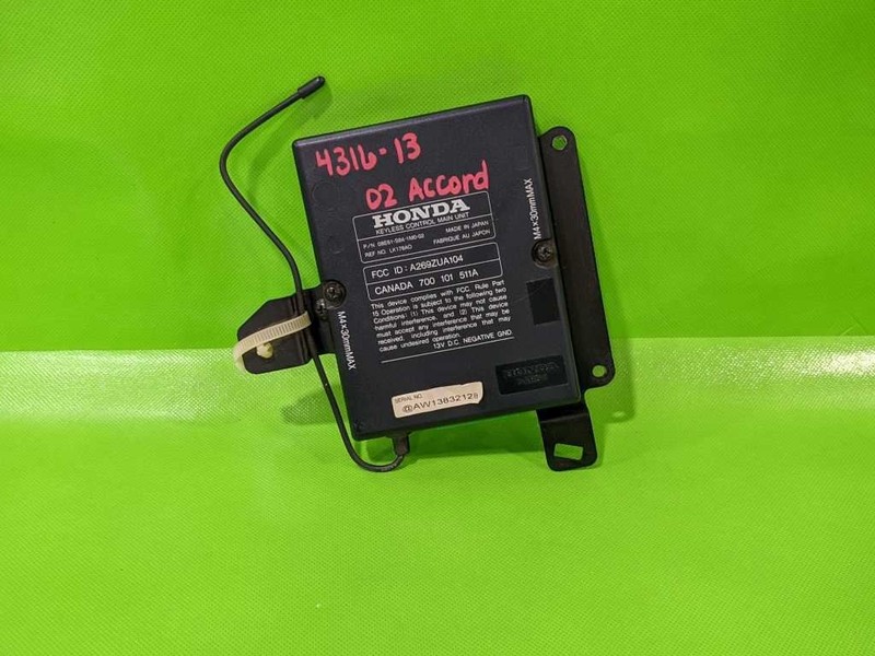 02 ACCORD SECURITY KEYLESS ENTRY CONTROL MODULE OEM 4316-13