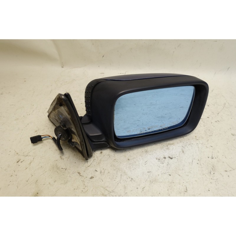 92-99 BMW E36 3-Series Sedan Hatch Right Outside Side Mirror Blue OEM