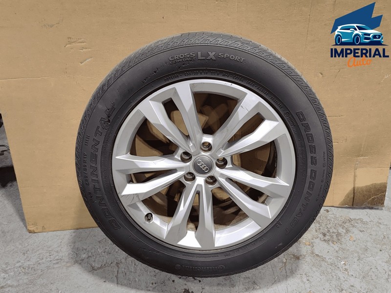 2017-2019 Audi Q7 Alloy Wheel Rim 5 Double Spoke R19 8.5J 255/55 ET28 OEM