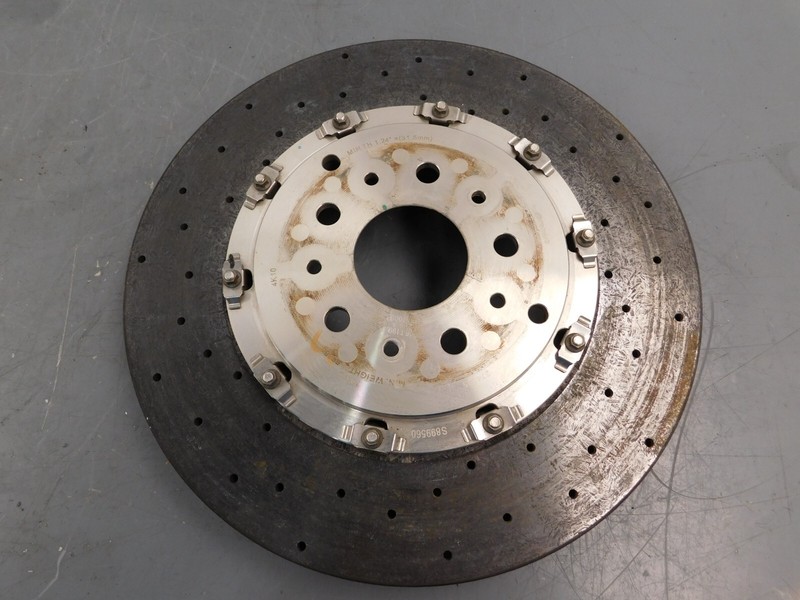 2015 11 12 13 14 16 Ferrari FF Left Rear Carbon Ceramic Brake Rotor #7170 J1