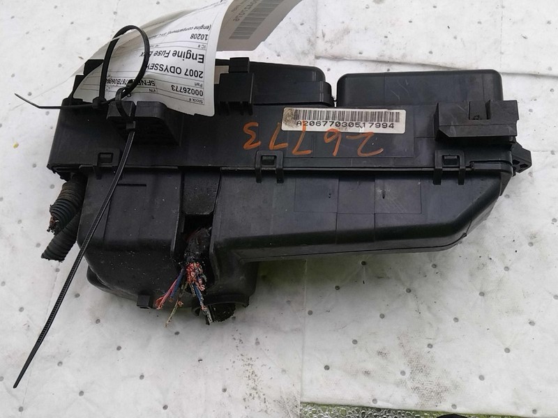 2007 Honda Odyssey OEM Fuse Box Blue 38250SHJA21 154K Miles NJ25-26773-676330