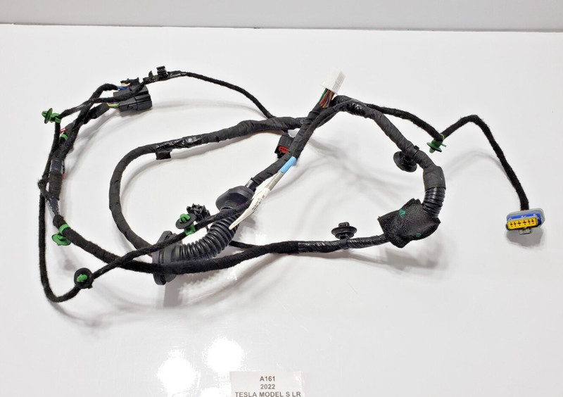 ✅ 21-23 OEM Tesla Model S Rear Left Driver Side Door Wire Wiring Harness