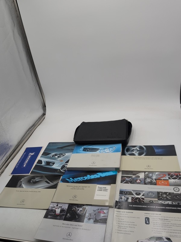 2007 MERCEDES CLK CLK350 CLK550 CLK63 OWNERS MANUAL CABRIOLET Case Set