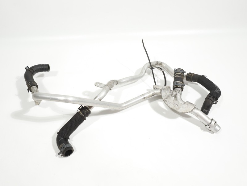 15-18 Audi A8L A8 D4 3.0L HVAC Heater Valve Solenoid Hose Line Pipе OEM Set 2