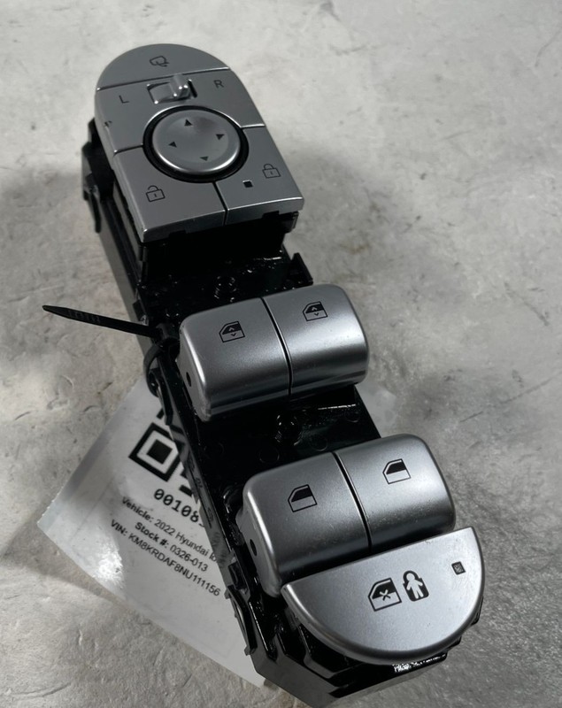 2022-2024 HYUNDAI IONIQ 5 FRONT LEFT DRIVER DOOR MASTER WINDOW SWITCH # 108527