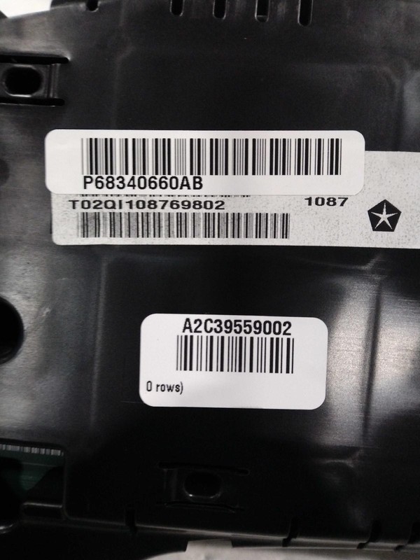 2017 RAM DODGE 1500 Speedometer Gauge OEM Black 117K Miles NJ25-22276-557618