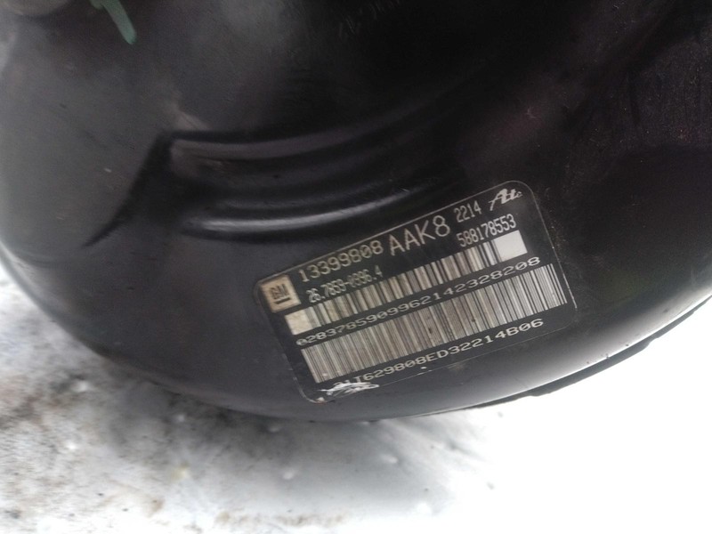2013 Chevrolet Cruze Power Brake Booster OEM 13286441 155K Miles