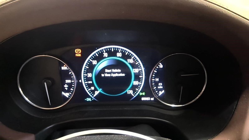 2018 Buick Enclave Speedometer Instrument Cluster 3.6L MPH opt UHS 8in Screen