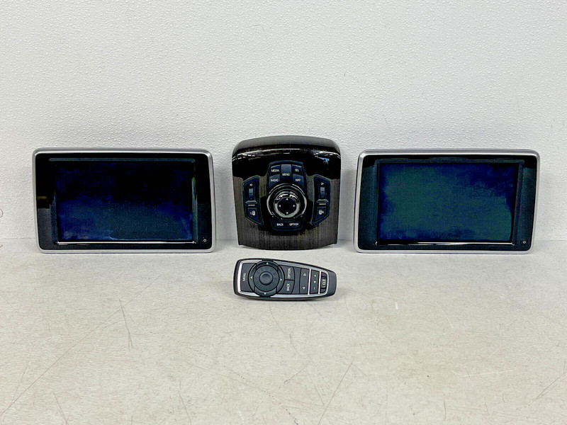 ⭐2012-2015 BMW 7-SERIES F02 FRONT SEAT MONITOR DISPLAY SCREEN SET OEM LOT2517