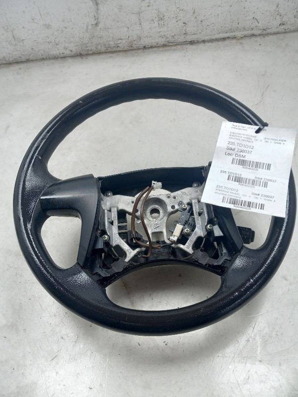 12 TOYOTA HIGHLANDR STEERING WHEEL GRY-FB10