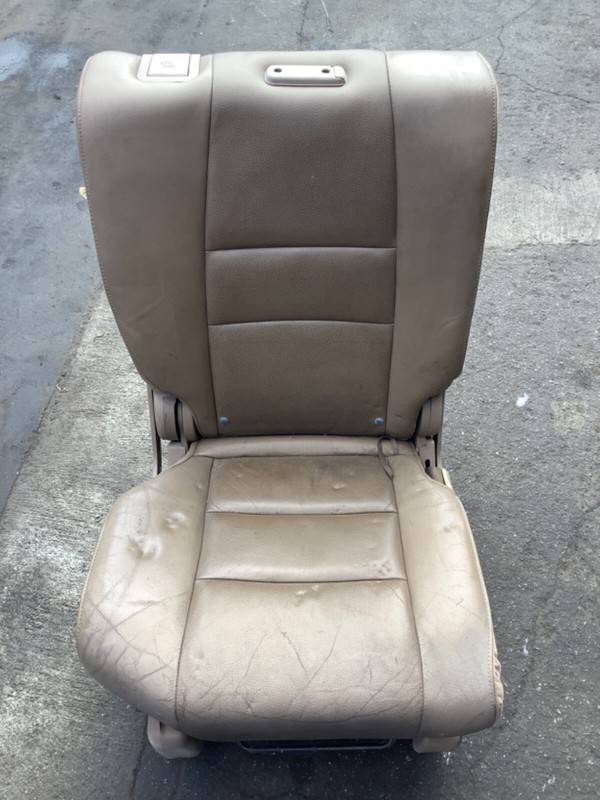 06-08 Honda Pilot Middle Seat Passenger Right Saddle Leather OEM