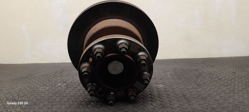 95-97 Ford F350 4x2 Front Brake Rotor & Wheel Hub DRW OEM F7TZ1102AA