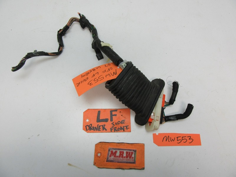 fits 02-07 LIBERTY LEFT FRONT DOOR JAMB WIRE HARNESS PLUG CONNECTOR COWL PIGTAIL