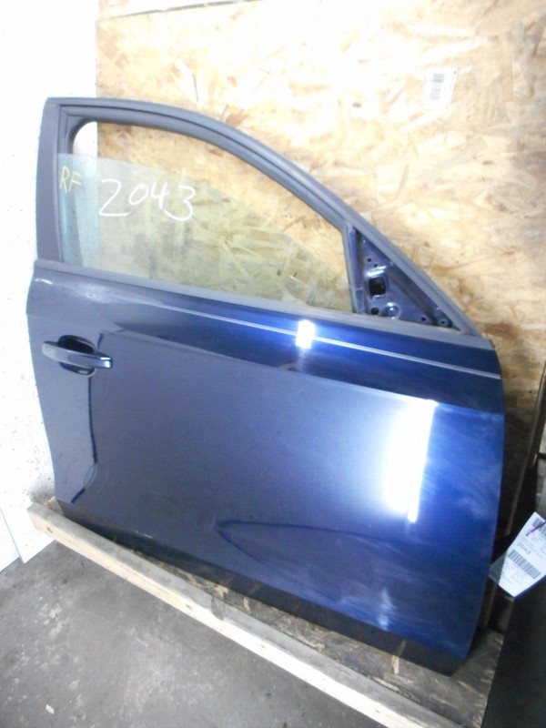 09 10 11 Audi A4 Front Passenger Right Door Assembly OEM Blue Sedan Wagon