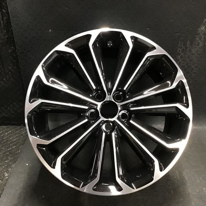 2014-2016 Toyota Corolla 75152 A Wheel 17 x 7 Rim Black Machined 4261102F80