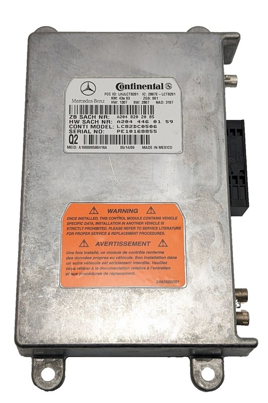 Mercedes W211 E350 SL550 Voice Communication Control Module 2048202085 OEM