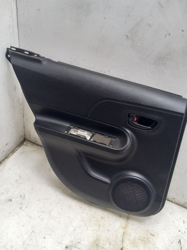 18 TOYOTA PRIUS C REAR DRIVER LEFT DOOR PANEL BLK/GRY-FD22