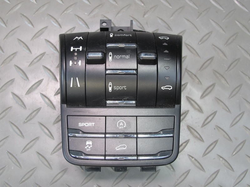 2011-2014 PORSCHE CAYENNE 958 SUSPENSION MODE CONTROL SELECTOR SWITCH PANEL