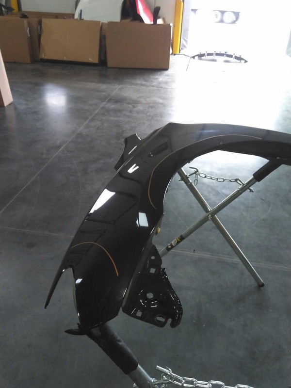 2015 Nissan Sentra Left Fender Black 486060 - Used, Paint Chips