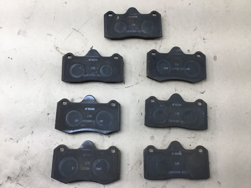 Lotus Evora S 2014 AP Racing Front Rear Left Right Brake Pad Set 7 PCS 10-14 :Y