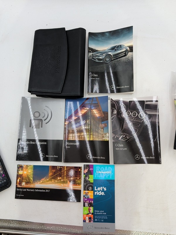 2017 Mercedes Benz C Class C300,C350e,AMG C43,C63 Owners Manual & Case