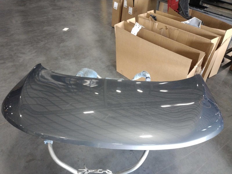 2013 Nissan Quest Blue OEM Hood Panel F510M1JAMA 150K Miles - Used
