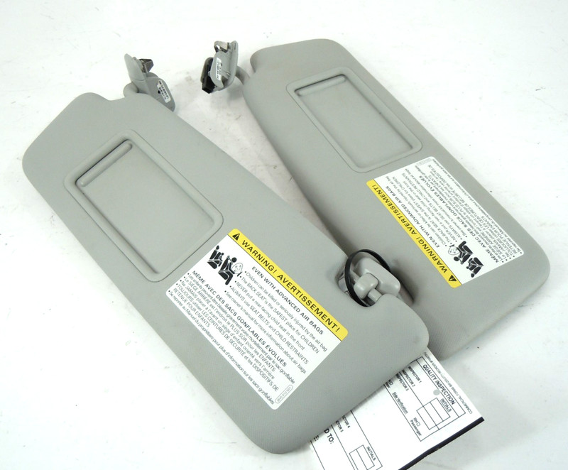 2013-2016 Audi A4 Sun Shade Visor Pair Left Right OEM Roof Illuminated