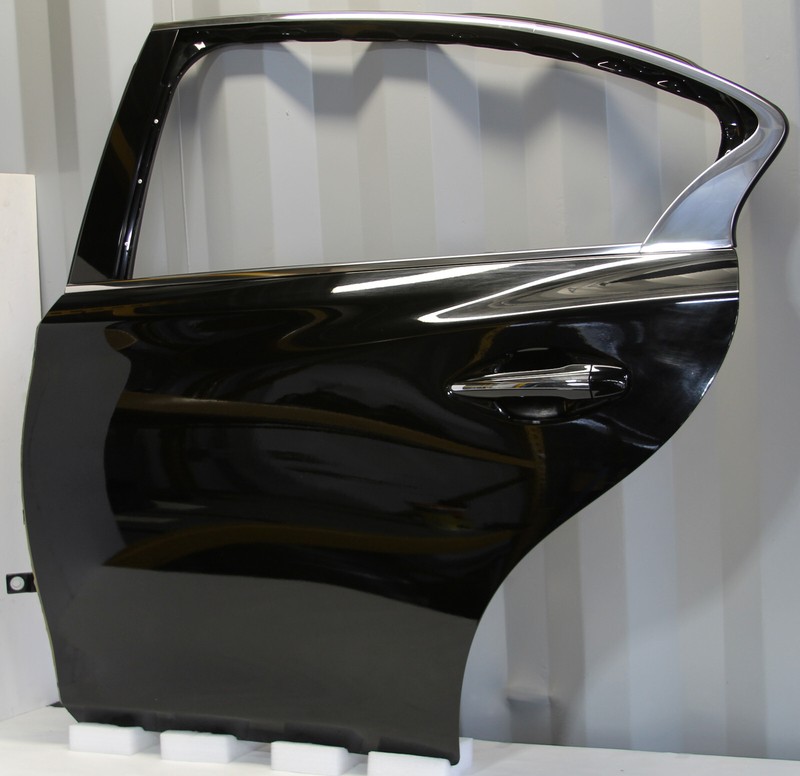 ✅ 2014-2018 INFINITI Q50 OEM REAR LEFT DOOR SHELL BLACK KH3 w/ HANDLE Driver