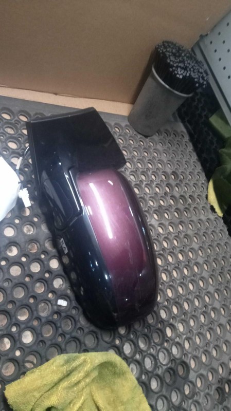 2013 Nissan Murano Left Door Mirror Maroon Power Non-Heated 545007
