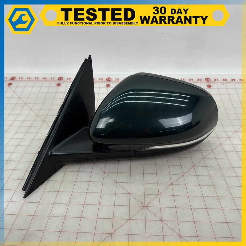 17-19 JAGUAR XE FRONT LEFT DRIVER SIDE REAR VIEW DOOR MIRROR Green OEM