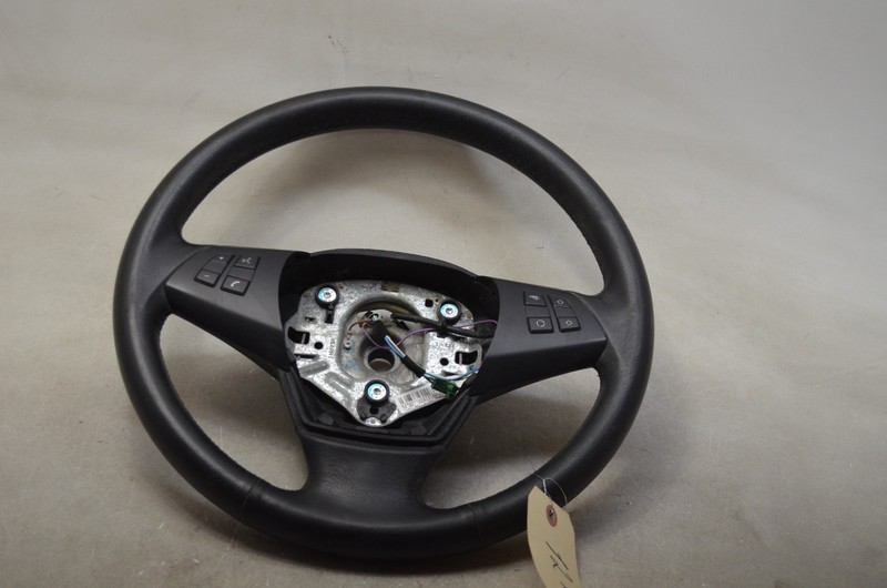 2007-2014 BMW E70 X5 E71 X6 STEERING DRIVER WHEEL BLACK OEM