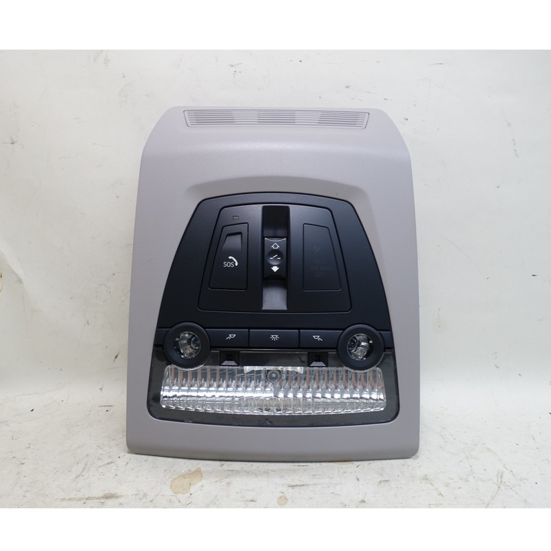 2013-2016 BMW 5-Series 7-Series Front Map Ceiling Light Switches Grey SOS OEM