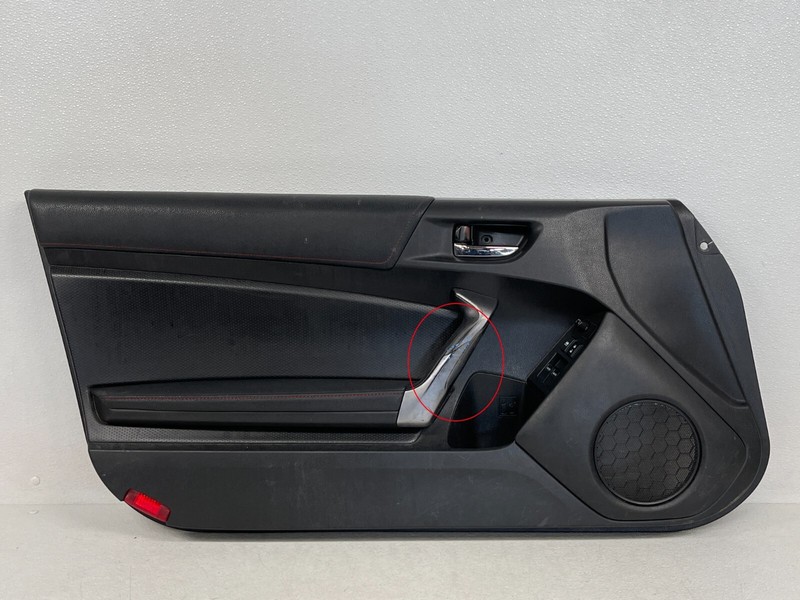 ⭐13-20 SCION FR-S TOYOTA 86 FRONT LEFT DRIVER INTERIOR DOOR PANEL TRIM LOT2358