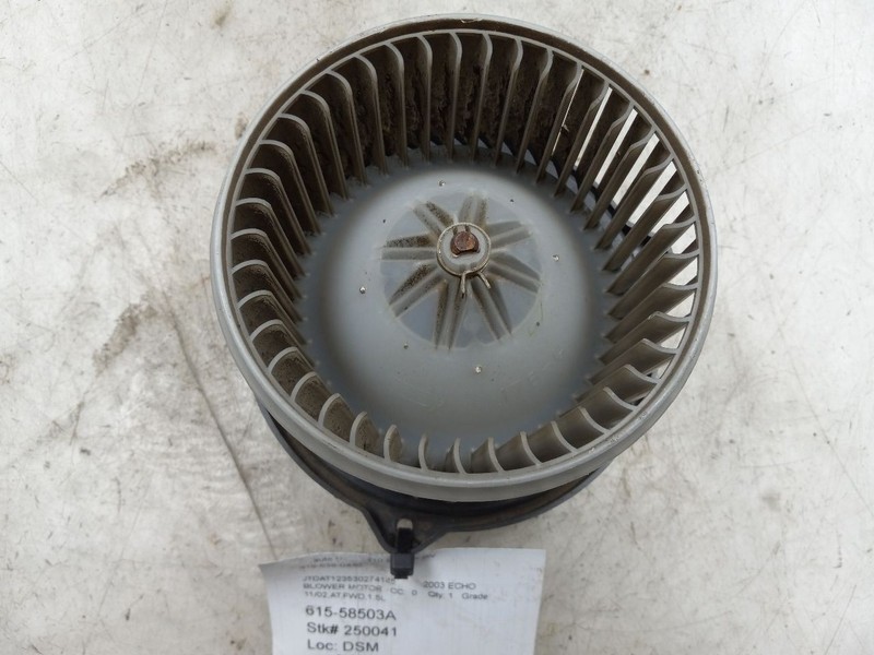 00 01 02 03 04 05 TOYOTA ECHO BLOWER MOTOR STANDARD SPEC