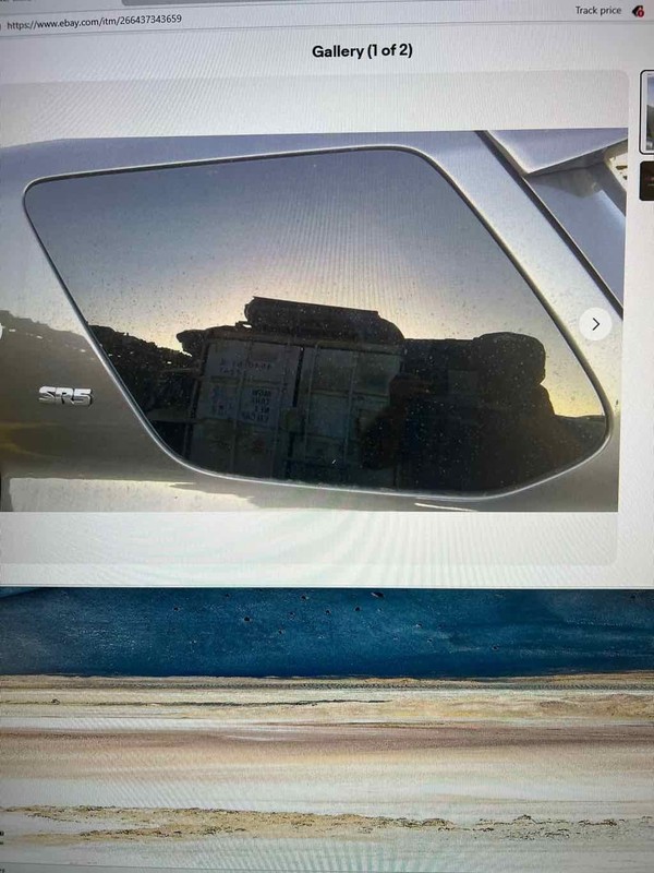 Quarter Glass TOYOTA 4RUNNER Left 10 11 12 13 14 15 16 17 18 19 20 21 22 23 24