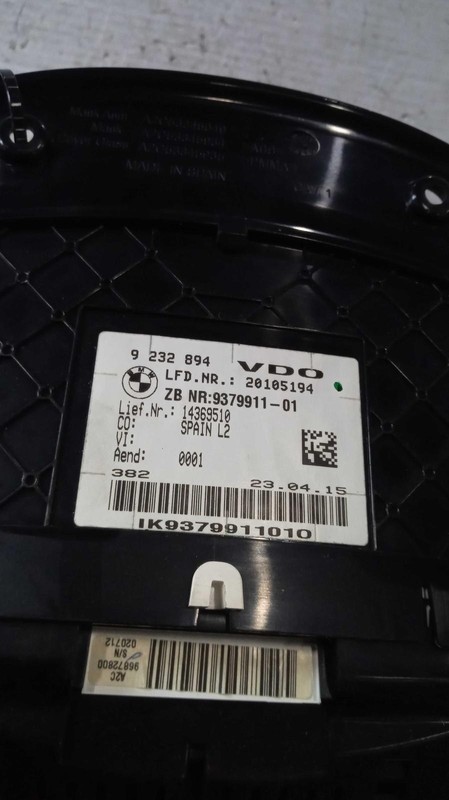 2015 BMW 328I Speedometer Gauge TAN OEM Used 126K Miles NJ25-20361-497325