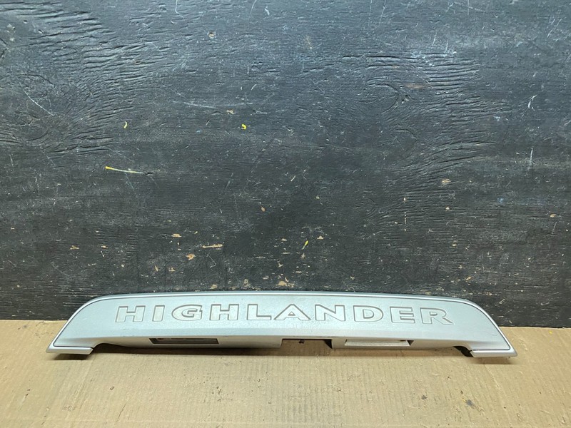 2008 to 2010 Toyota Highlander Rear Liftgate Tailgate Back Door Garnish u6474 DG