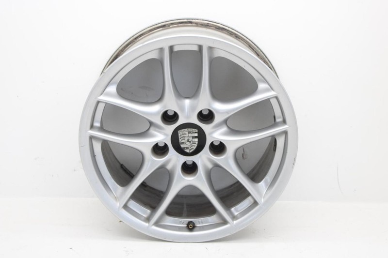 03-04 Porsche Boxster 3.2L 17x8-1/2 Rear 5 Double Spoke Wheel Assembly